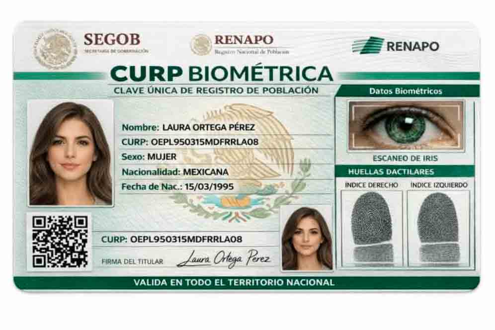 Sin fecha ni equipo para CURP Biométrica