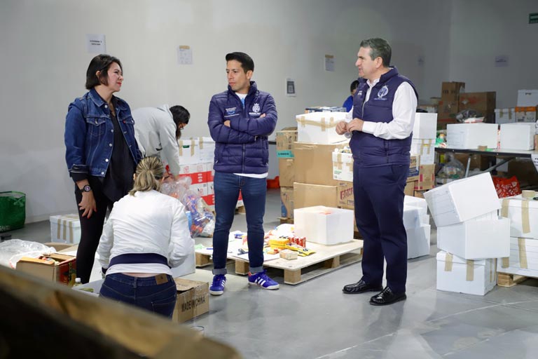 DIF abre centro de acopio en Guanajuato para damnificados de Venezuela