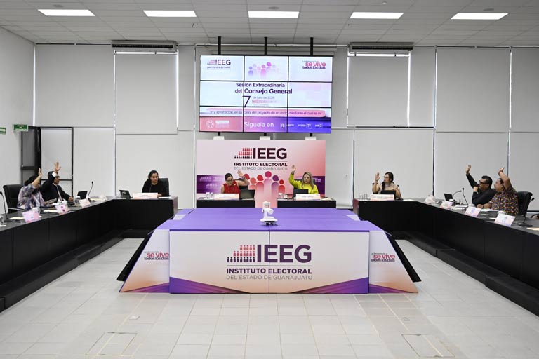 IEEG aprueba calendario del proceso electoral 2026-2027 y reasigna financiamiento a partidos