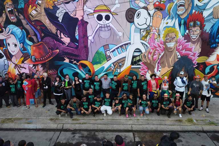 Impulsa IMJU León el arte urbano con mural de “One Piece”