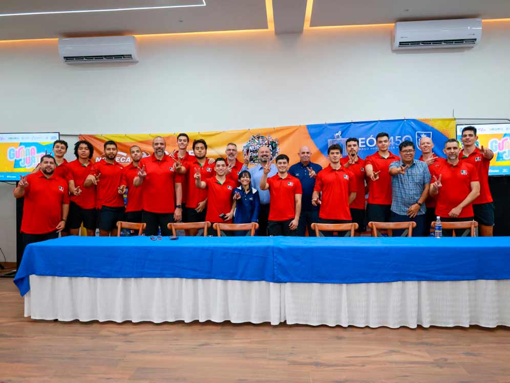 Presentación oficial de la Selección Mexicana Varonil de Voleibol para el torneo NORCECA Final Four 2026 en la ciudad de León